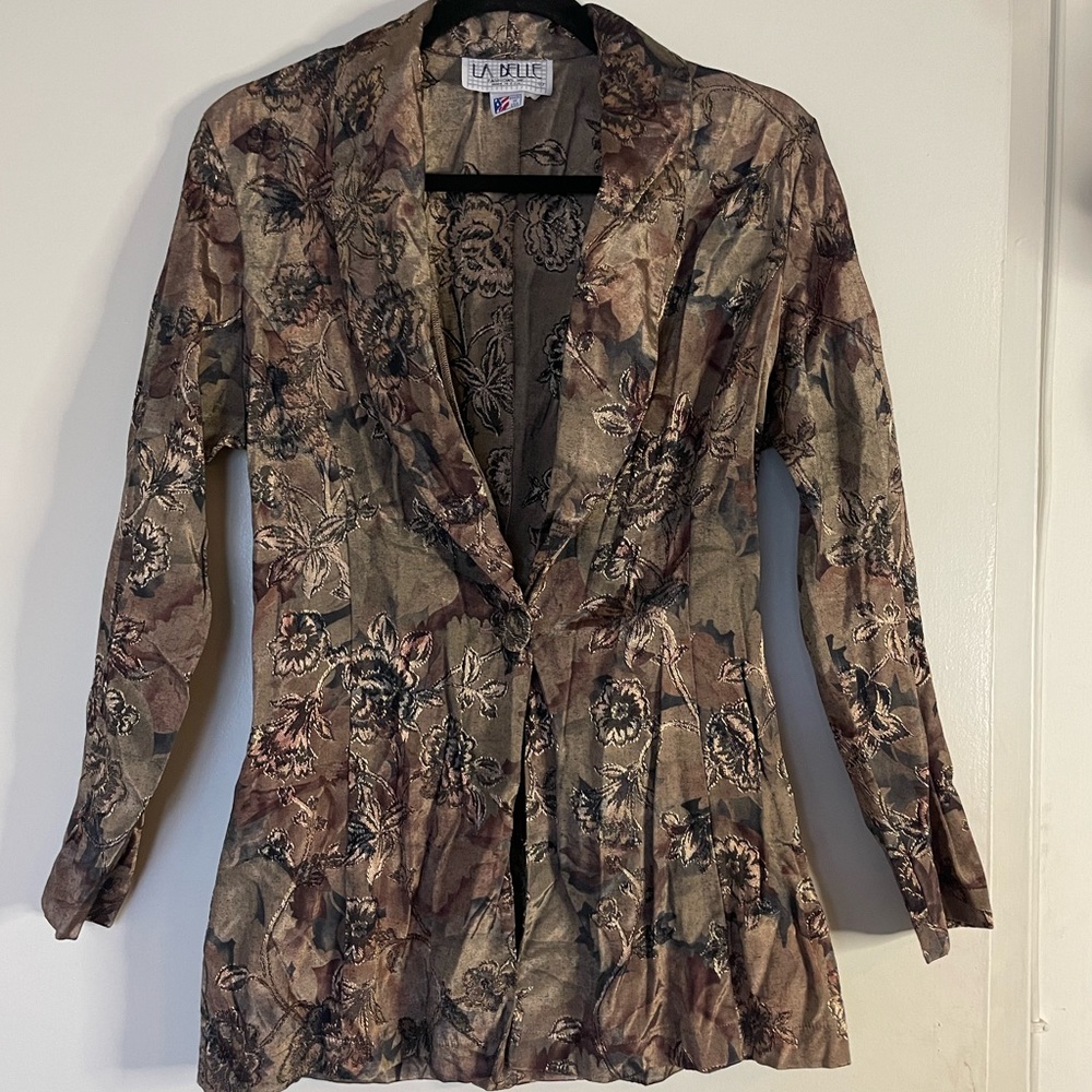 Vintage Floral Blazer